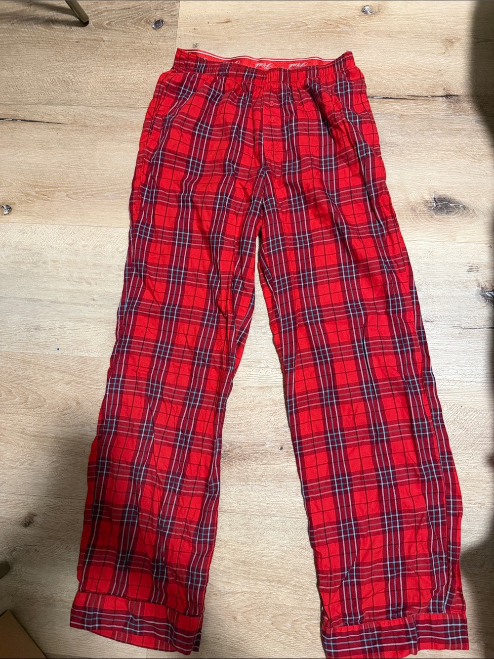 Red Plaid Lounge Pants